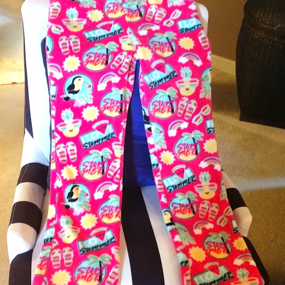 Candy Pink Summertime PJ pants 14/16 pink